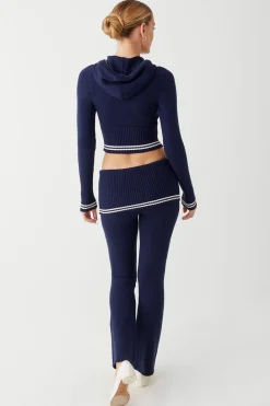 Bottoms^Frankies Bikinis Aimee Cloud Knit Flare Pant Starlight