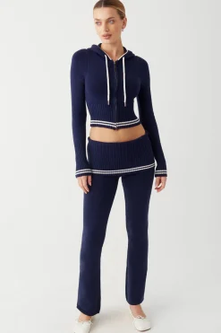 Bottoms^Frankies Bikinis Aimee Cloud Knit Flare Pant Starlight