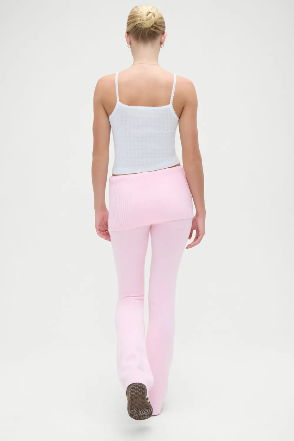 Matching Sets|Cloud Knits^Frankies Bikinis Aimee Knit Pants Cozy Pink