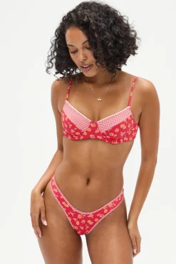 Tops|Bikinis^Frankies Bikinis Autumn Floral Underwire Bikini Top Summer Flower