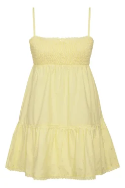Dresses^Frankies Bikinis Baby Embroidered Mini Dress Honey Butter