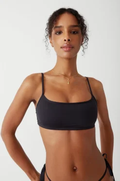 Tops|Bikinis^Frankies Bikinis Bay View Bralette Bikini Top Black