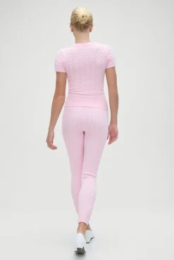 Bottoms|Cloud Knits^Frankies Bikinis Bodin High Waisted Leggings Cozy Pink