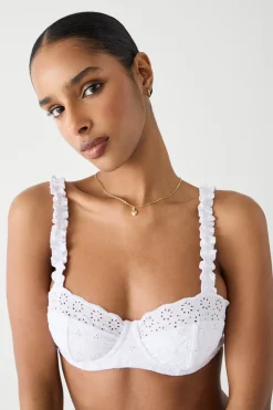 Tops|Bikinis^Frankies Bikinis Chapel Underwire Eyelet Bikini Top Angel