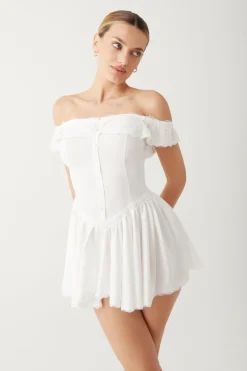 Dresses^Frankies Bikinis Charli Mini Dress White