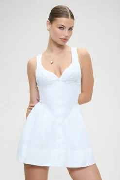 Dresses^Frankies Bikinis Charlotte Corset Mini Dress White