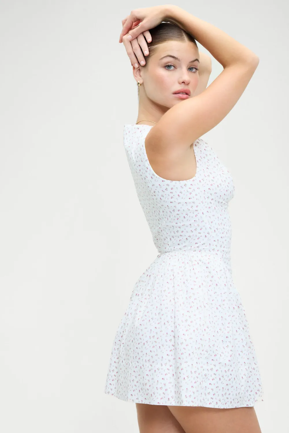 Dresses^Frankies Bikinis Charlotte Floral Corset Mini Dress Tea Party