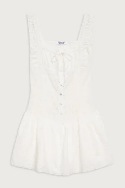 Dresses^Frankies Bikinis Christa Eyelet Mini Dress Angel's Wing