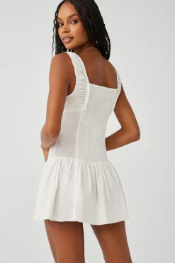Dresses^Frankies Bikinis Christa Ruffle Mini Dress Sunrose