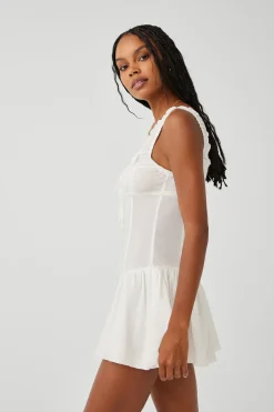 Dresses^Frankies Bikinis Christa Ruffle Mini Dress Sunrose