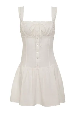 Dresses^Frankies Bikinis Christa Ruffle Mini Dress Sunrose