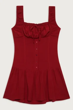 Dresses^Frankies Bikinis Christa Ruffle Mini Dress Romance