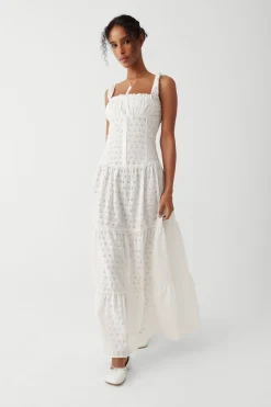 Dresses^Frankies Bikinis Christabelle Eyelet Maxi Dress Angel's Wing