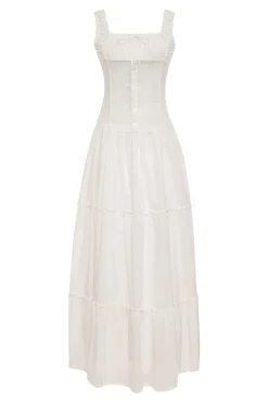 Dresses^Frankies Bikinis Christabelle Ruffle Maxi Dress Sunrose