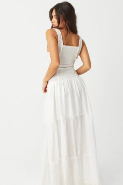 Dresses^Frankies Bikinis Christabelle Ruffle Maxi Dress Sunrose