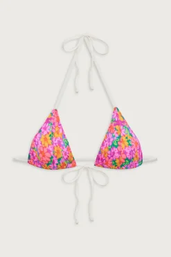 Tops|Bikinis^Frankies Bikinis Coastal Micro Triangle Bikini Top Daisy Pond