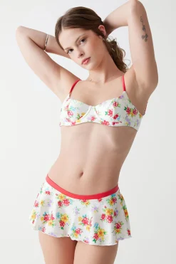 Tops|Bikinis^Frankies Bikinis Cola Shine Underwire Bikini Top Sweet Hibiscus