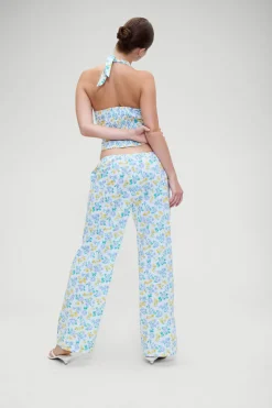 Tops|Matching Sets^Frankies Bikinis Cottage Halter Top Coastal Floral