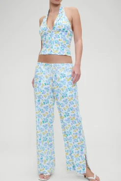 Bottoms|Matching Sets^Frankies Bikinis Daisy Low Rise Pant Coastal Floral
