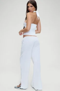 Bottoms|Matching Sets^Frankies Bikinis Daisy Low Rise Pant White