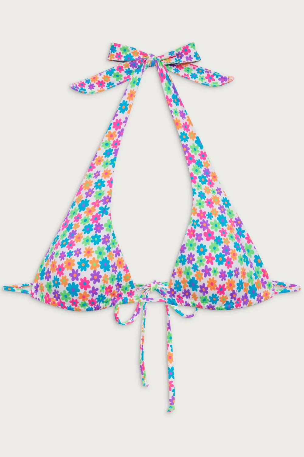 Tops|Bikinis^Frankies Bikinis Diana Floral Halter Bikini Top Forever Flower