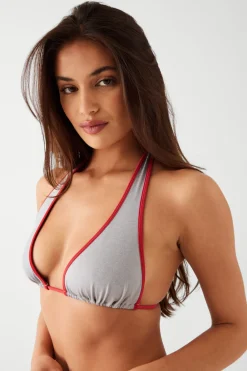 Tops|Bikinis^Frankies Bikinis Diana Halter Bikini Top Cherry Mint