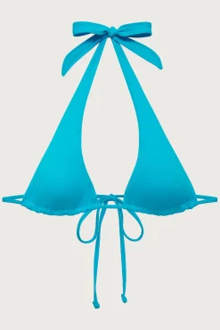 Tops|Bikinis^Frankies Bikinis Diana Halter Bikini Top Morning Blue