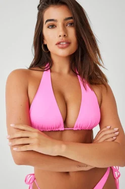 Tops|Bikinis^Frankies Bikinis Diana Halter Bikini Top Watermelon