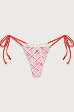 Bottoms|Bikinis^Frankies Bikinis Divine Skimpy Floral Bikini Bottom Red Rover
