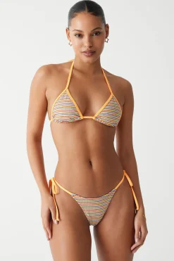 Bottoms|Bikinis^Frankies Bikinis Divine Striped Skimpy Bikini Bottom Hawaiian Sky