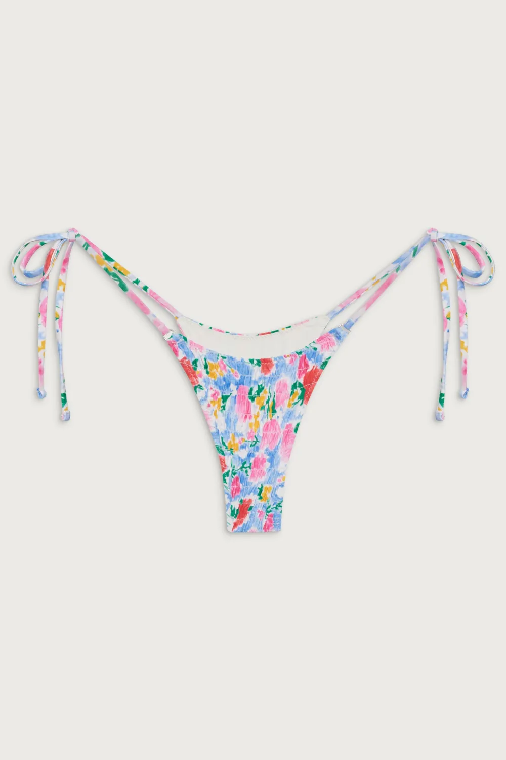 Bottoms|Bikinis^Frankies Bikinis Divine Tie Side Skimpy Bikini Bottom Painted Petals