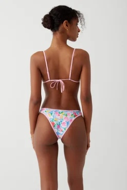 Bottoms|Bikinis^Frankies Bikinis Dove Classic Bikini Bottom Painted Petals