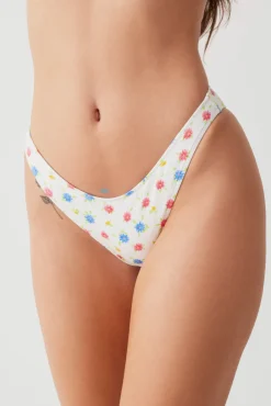 Bottoms|Bikinis^Frankies Bikinis Dove Floral Classic Bikini Bottom Water Blossom