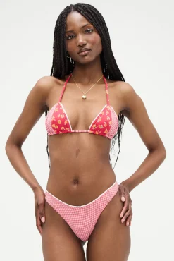 Bottoms|Bikinis^Frankies Bikinis Dove Reversible Classic Bikini Bottom Summer Flower