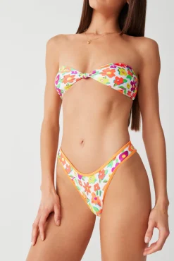 Bottoms|Bikinis^Frankies Bikinis Dove Shine Classic Bikini Bottom French Flowers