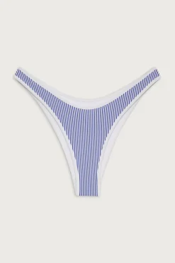 Bottoms|Bikinis^Frankies Bikinis Dove Striped Classic Bikini Bottom Ocean Stripe