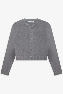 Tops|Cloud Knits^Frankies Bikinis Dudley Knit Cardigan Rain Cloud
