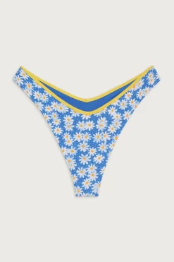 Bottoms|Bikinis^Frankies Bikinis Enzo Cheeky Bikini Bottom Blue Daisy