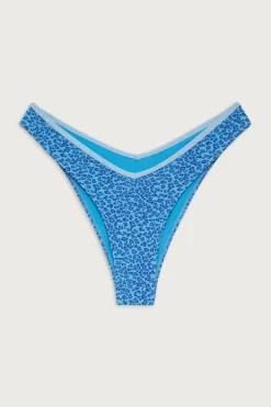 Bottoms|Bikinis^Frankies Bikinis Enzo Cheeky Bikini Bottom Cobalt Cheetah