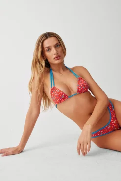 Tops|Bikinis^Frankies Bikinis Florabelle Triangle Bikini Top Seaside Farm