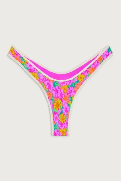 Bottoms|Bikinis^Frankies Bikinis Full Moon Floral Micro Bikini Bottom Daisy Pond