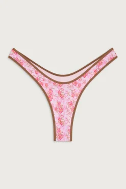 Bottoms|Bikinis^Frankies Bikinis Full Moon Floral Micro Bikini Bottom Watercolor Hibiscus