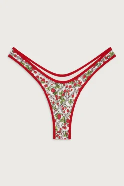 Bottoms|Bikinis^Frankies Bikinis Full Moon Micro Bikini Bottom Berry in Love