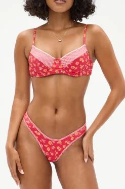 Bottoms|Bikinis^Frankies Bikinis Full Moon Micro Bikini Bottom Summer Flower