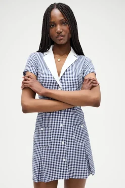 Dresses^Frankies Bikinis Garden Gingham Mini Dress Seaside Gingham