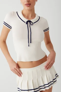 Tops|Matching Sets^Frankies Bikinis Honeymoon Knit Shirt Sugar