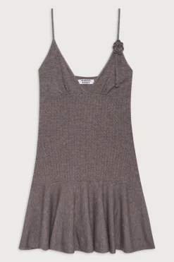 Dresses^Frankies Bikinis Houston Cable Cloud Knit Dress Dark Pearl