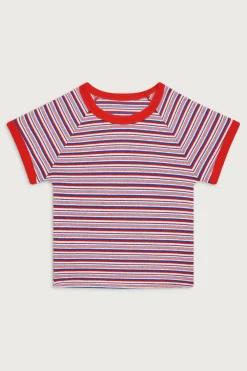 Tops^Frankies Bikinis Jane Terry Cropped Tee American Summer