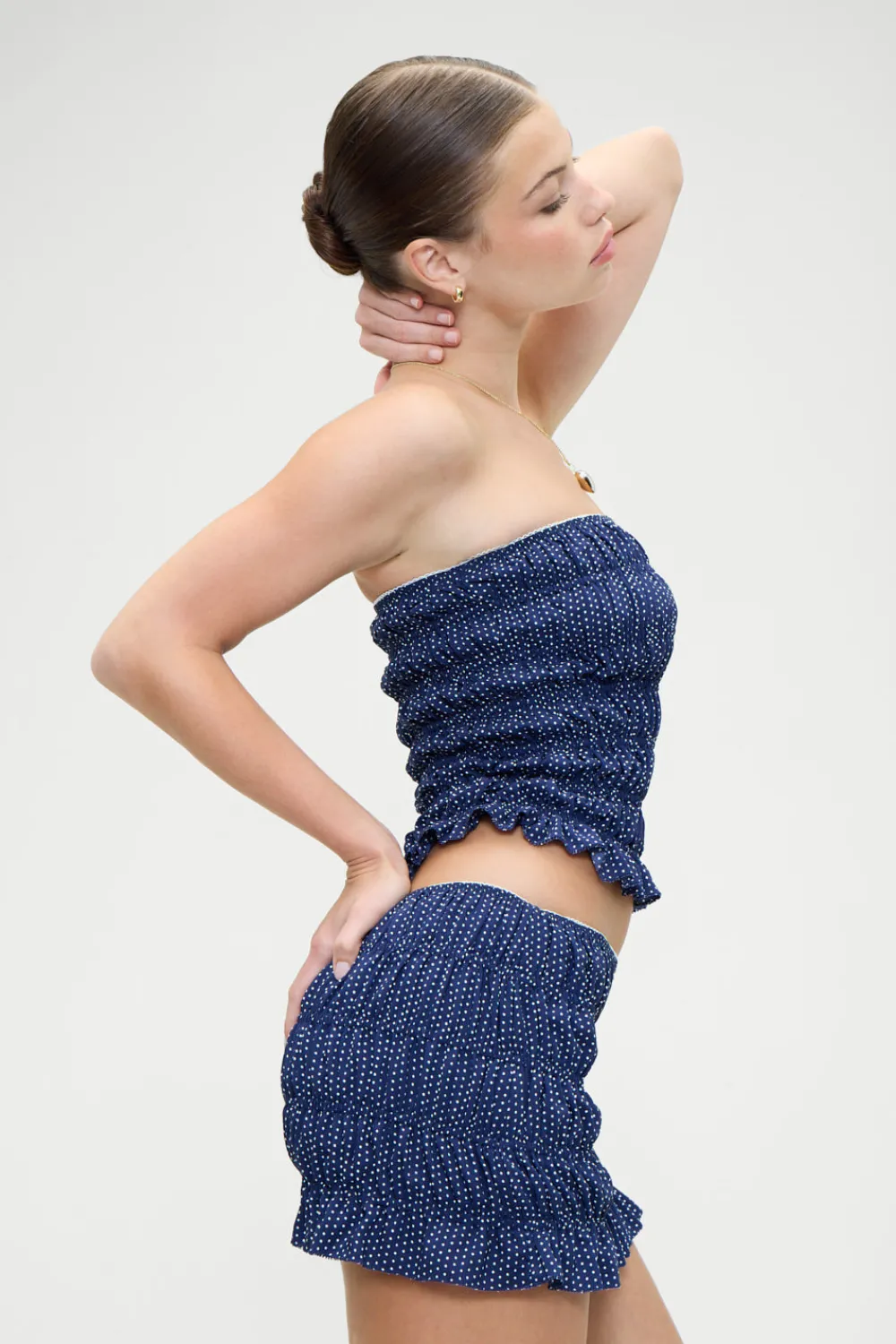 Bottoms|Matching Sets^Frankies Bikinis Jolie Micro Skirt Dotty