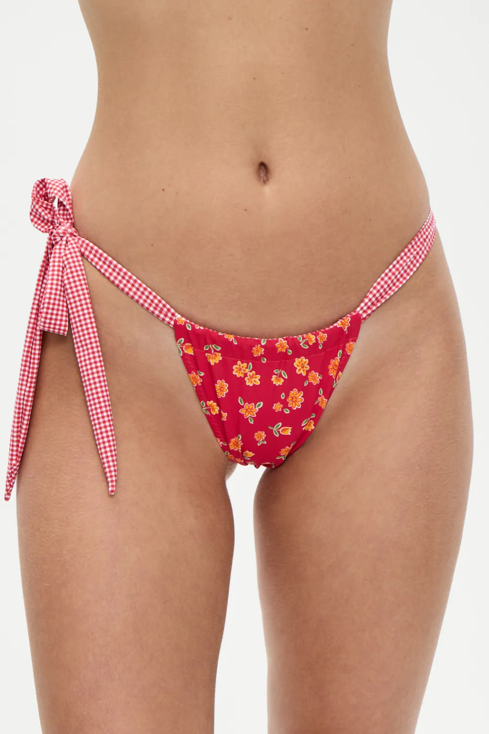 Bottoms|Bikinis^Frankies Bikinis Kealy Reversible Cheeky Bikini Bottom Summer Flower